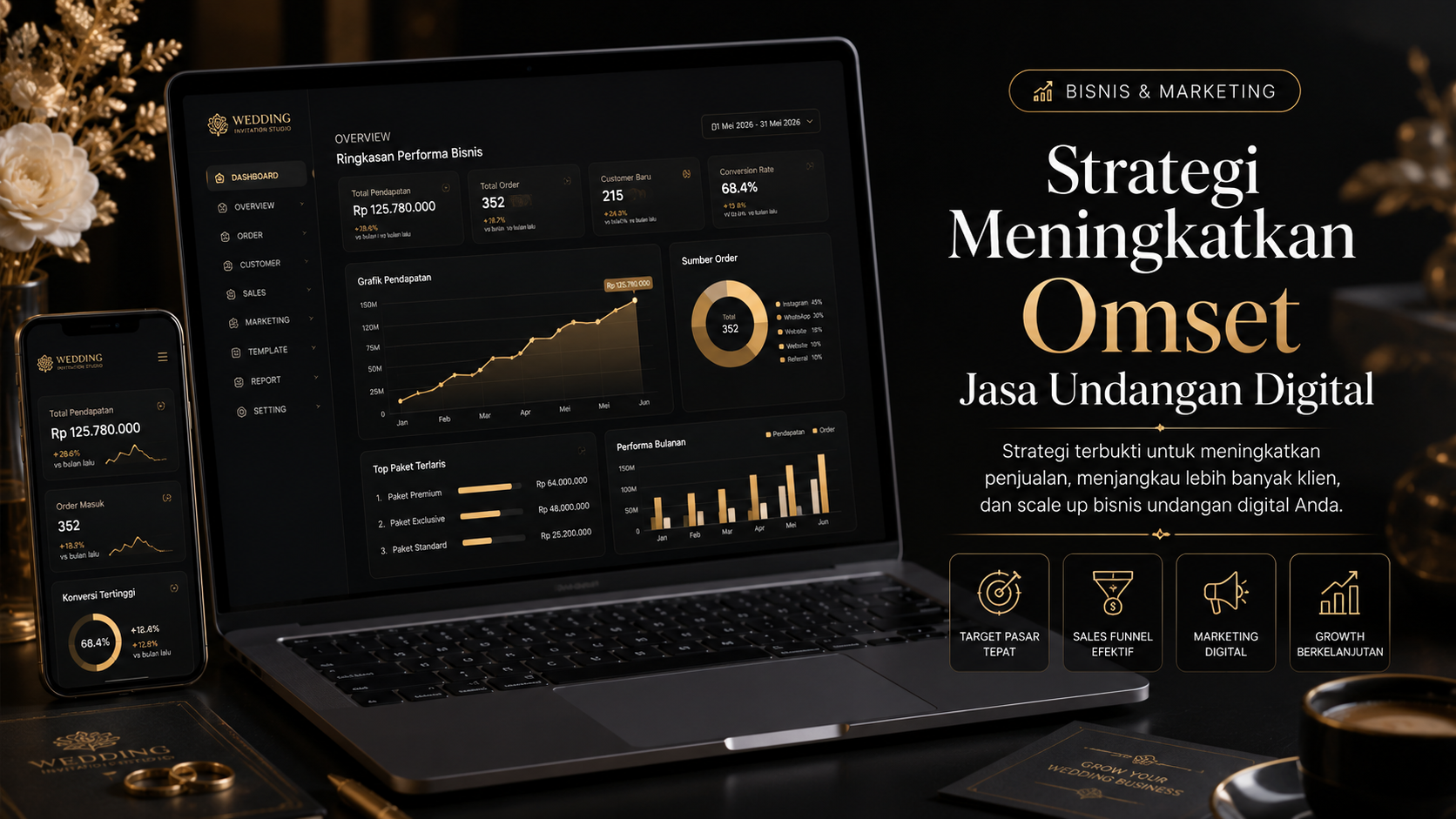 Strategi Ampuh Tingkatkan Omset Bisnis Jasa Undangan Digital Hingga Puluhan Juta